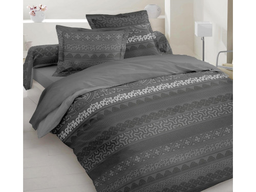 Комплект постельного белья Fusion Ethnic (Серый) Top Shop