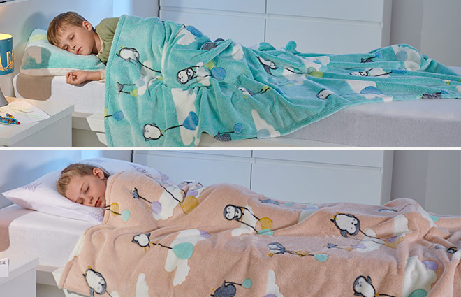 Детский набор из покрывала и подушки Dormeo Warm Hug 2021